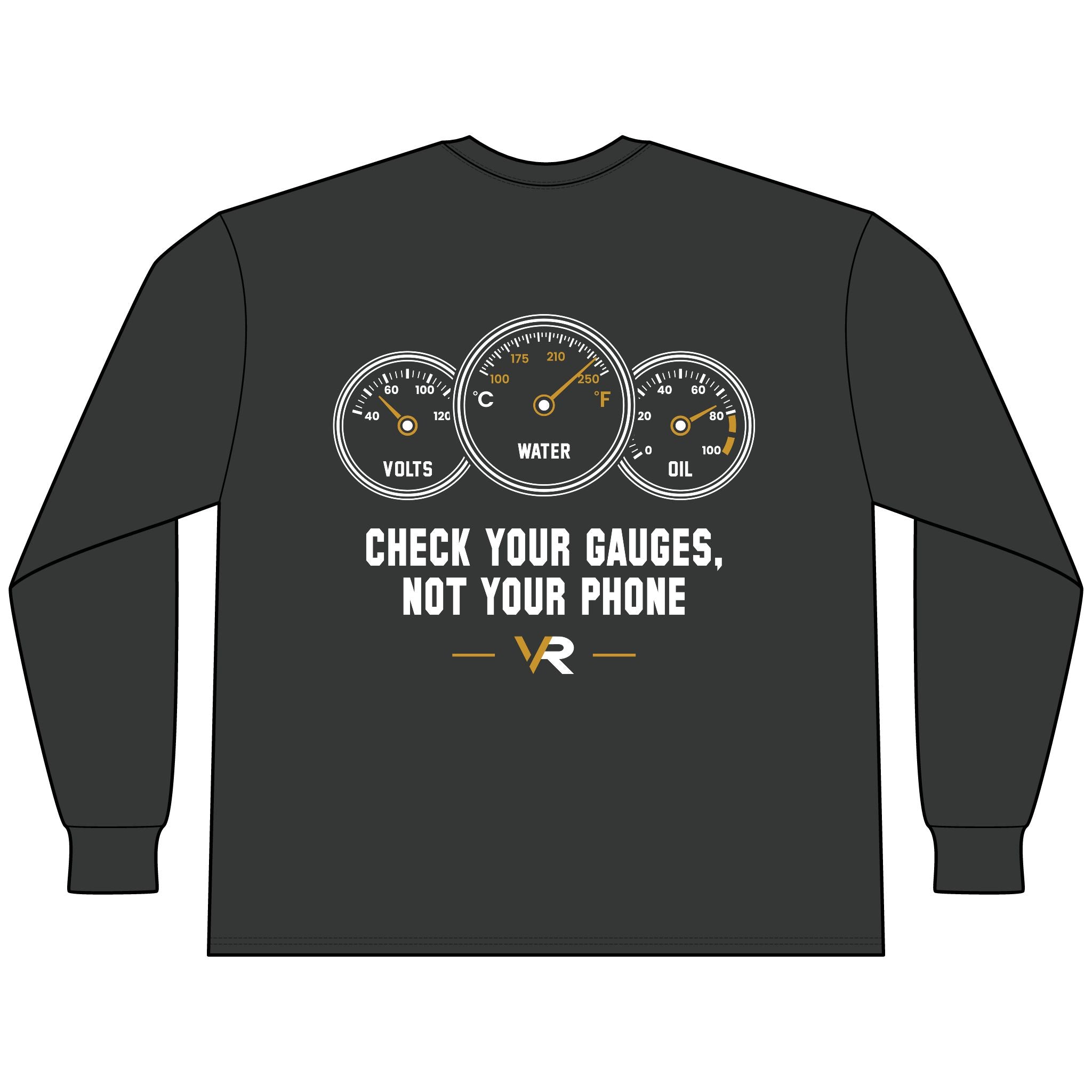 Check Your Gauges Long Sleeve Tee