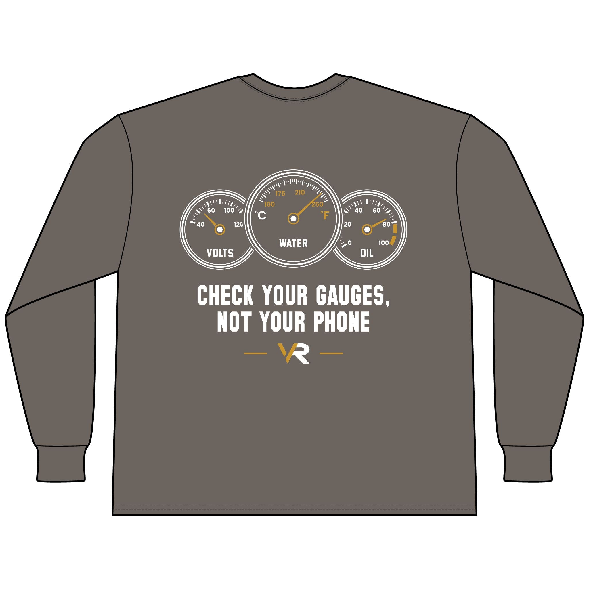 Check Your Gauges Long Sleeve Tee