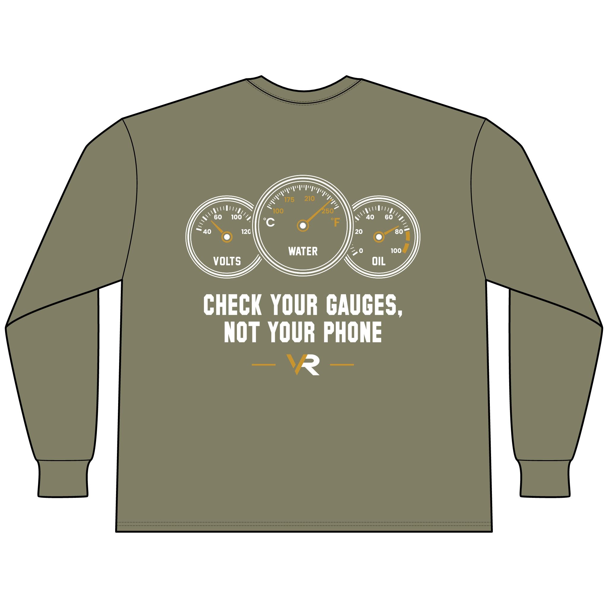 Check Your Gauges Long Sleeve Tee