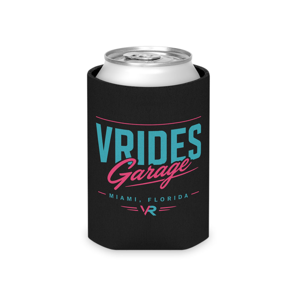 Can Cooler — Vrides Garage Miami Retro Logo