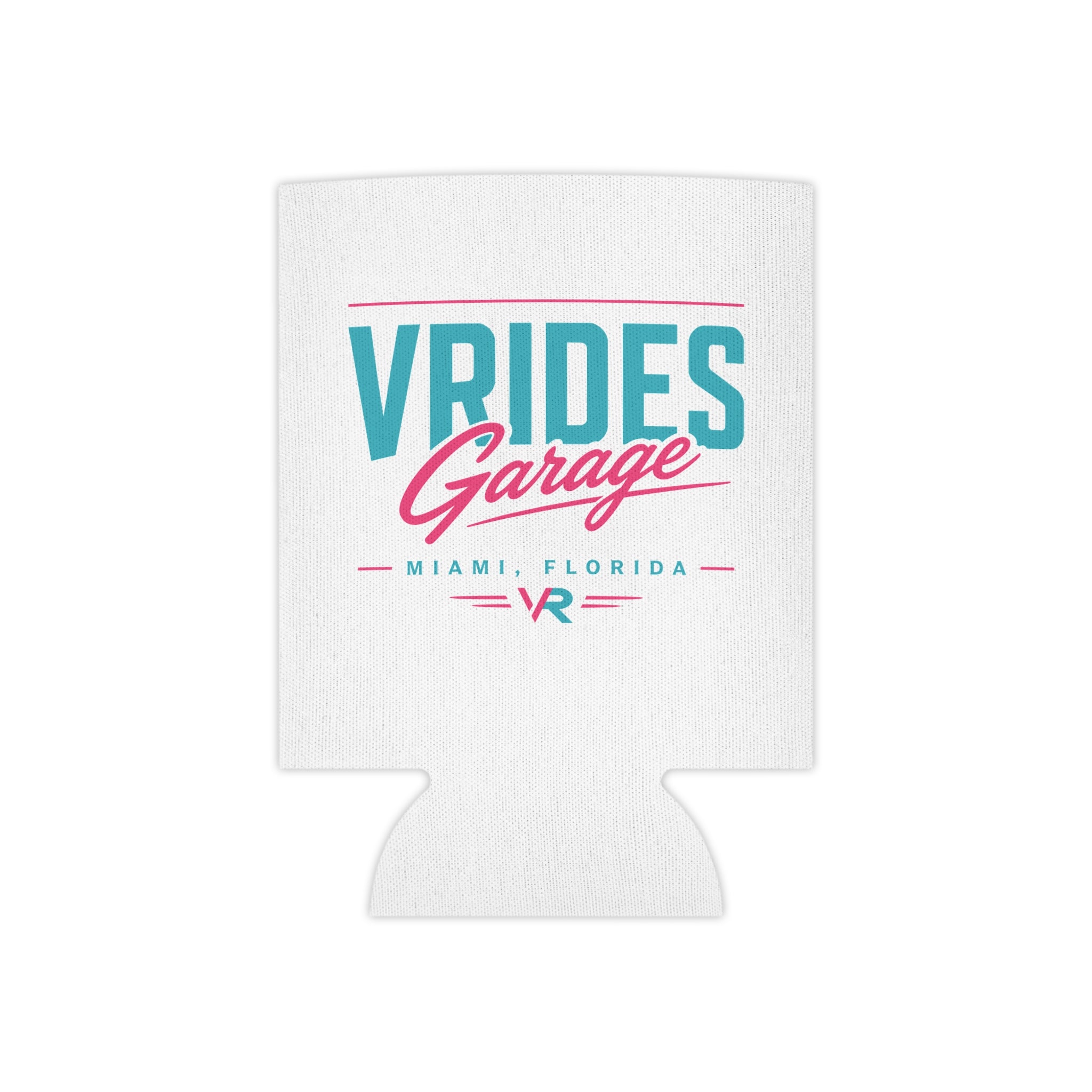 VRides Garage Miami Logo Slim Koozie