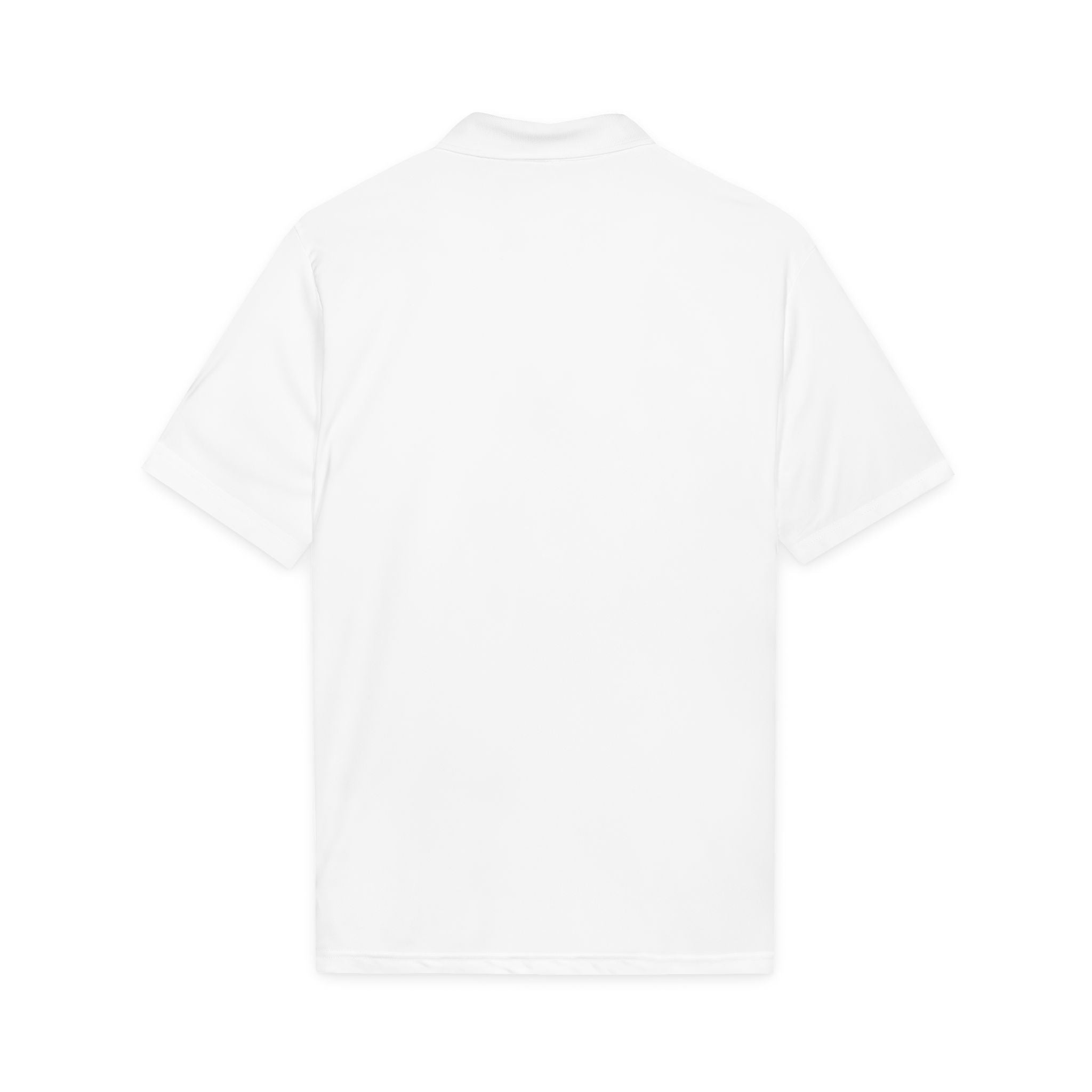 VR Garage Logo Polo Shirt — Breathable White Performance Work Polo