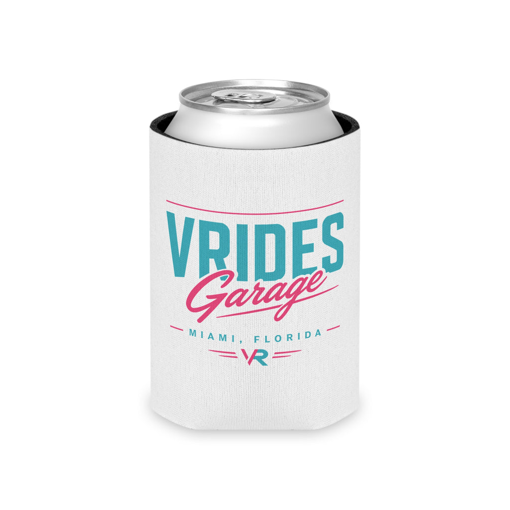 VRides Garage Miami Logo Slim Koozie