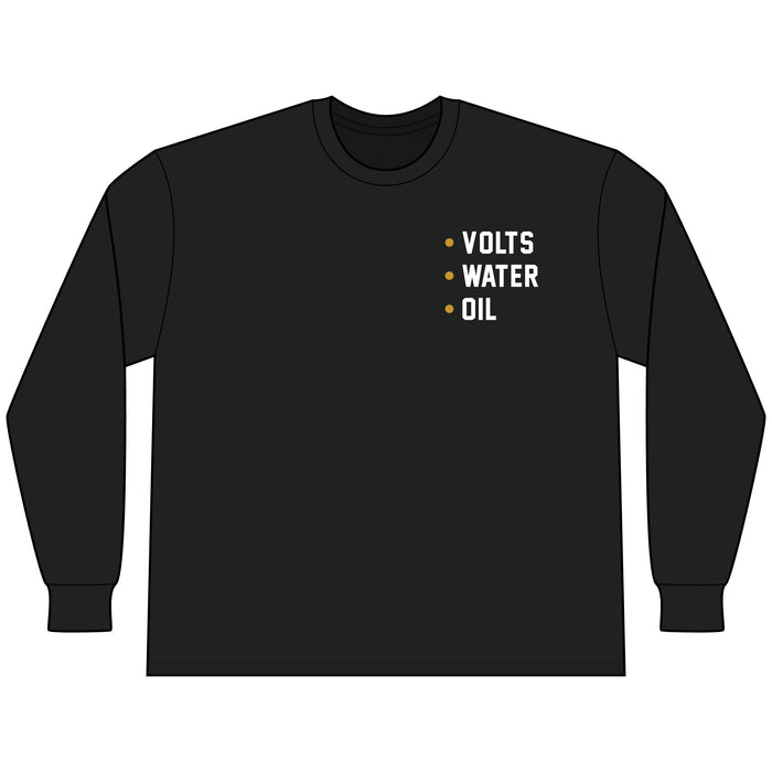 Volts, Water, Oil Long Sleeve Tee