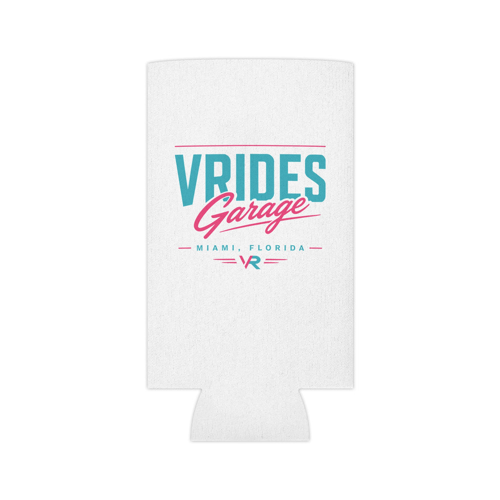 VRides Garage Miami Logo Slim Koozie