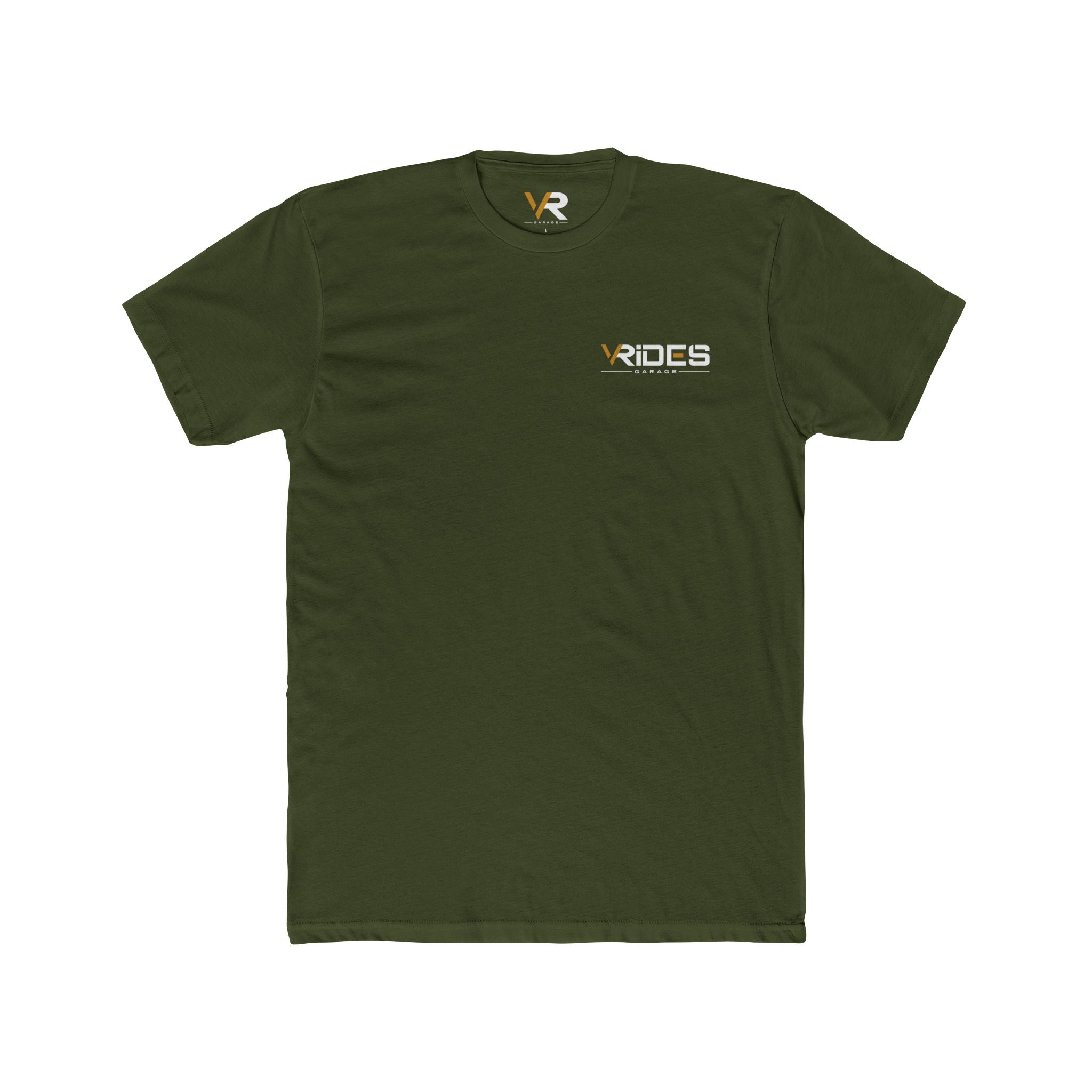 American Muscle VRides T‑Shirt — 'Built in America, Driven Everywhere' Vintage Car Tee
