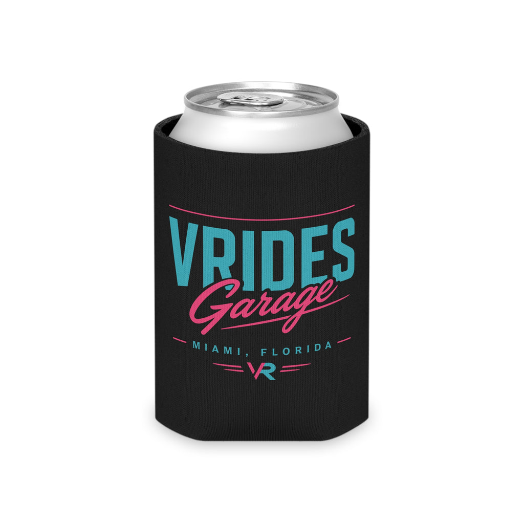 Can Cooler — Vrides Garage Miami Retro Logo