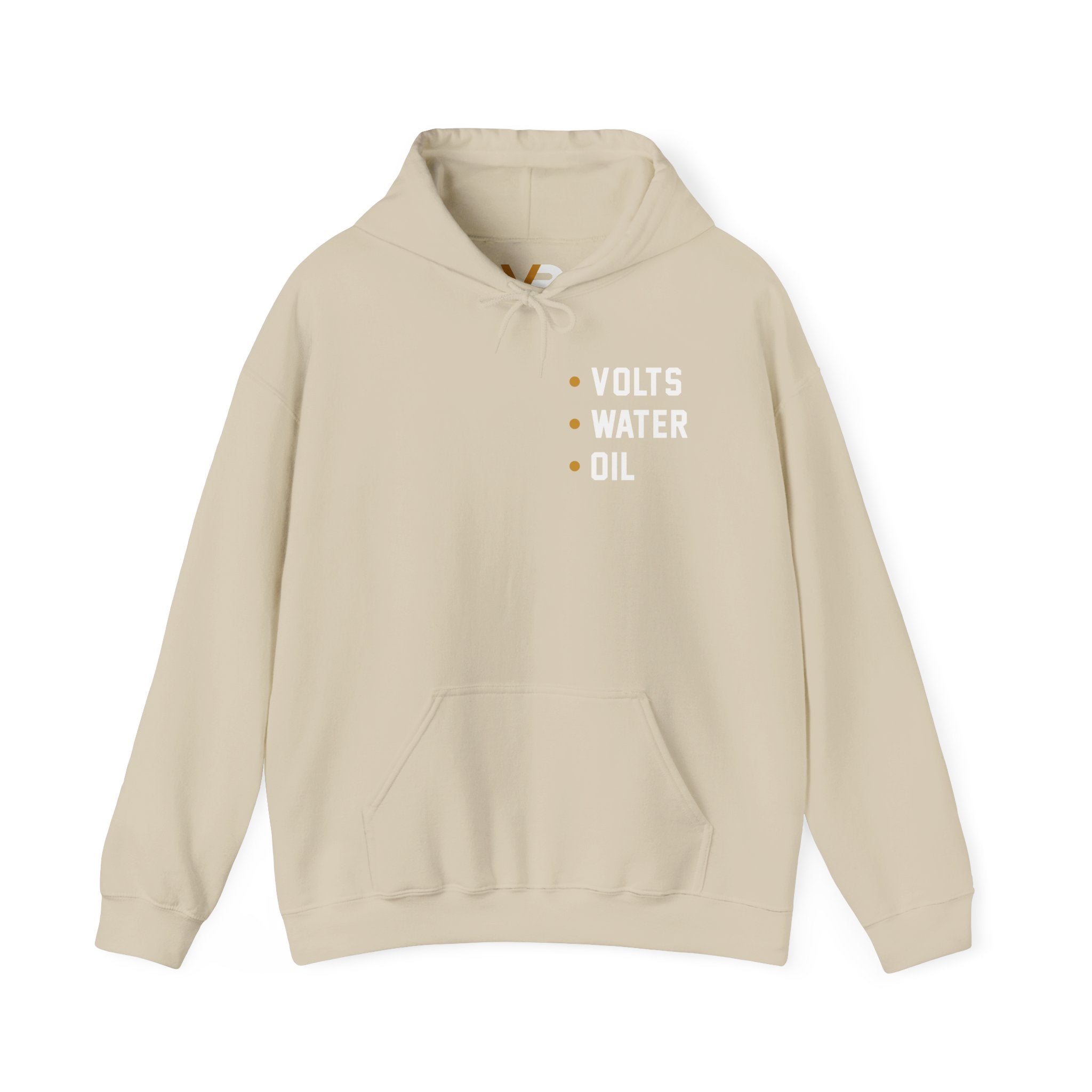 Volts, Water, Oil Hoodie