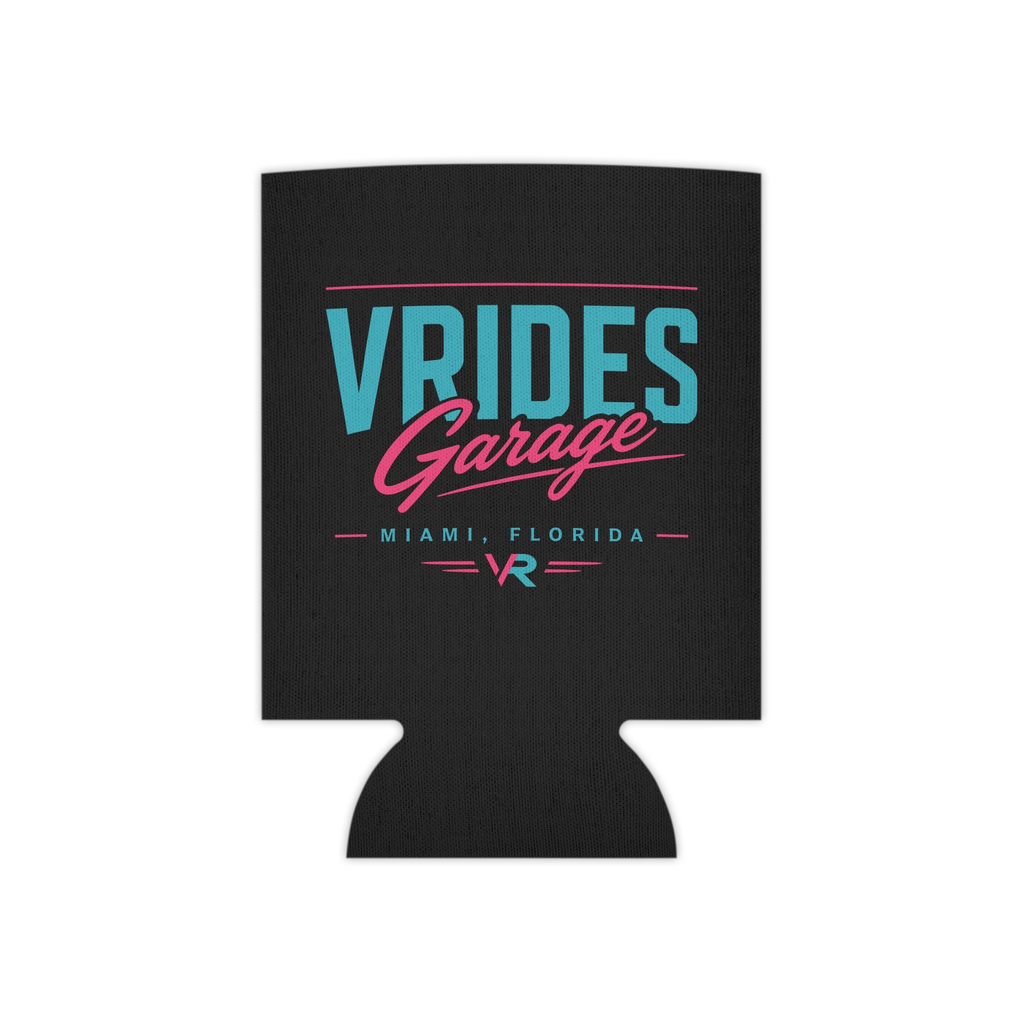 Can Cooler — Vrides Garage Miami Retro Logo
