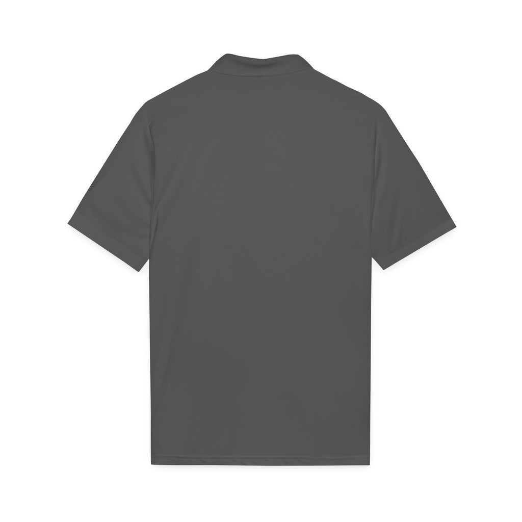 Embroidered Gold V Logo Polo