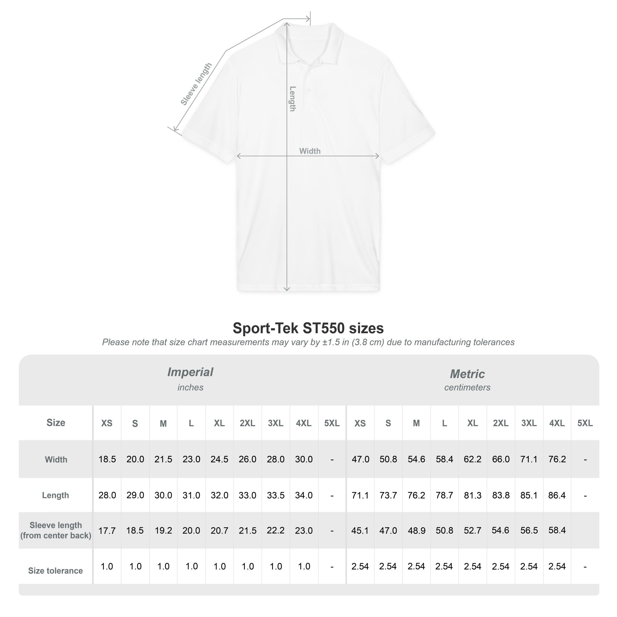 Embroidered Gold V Logo Polo
