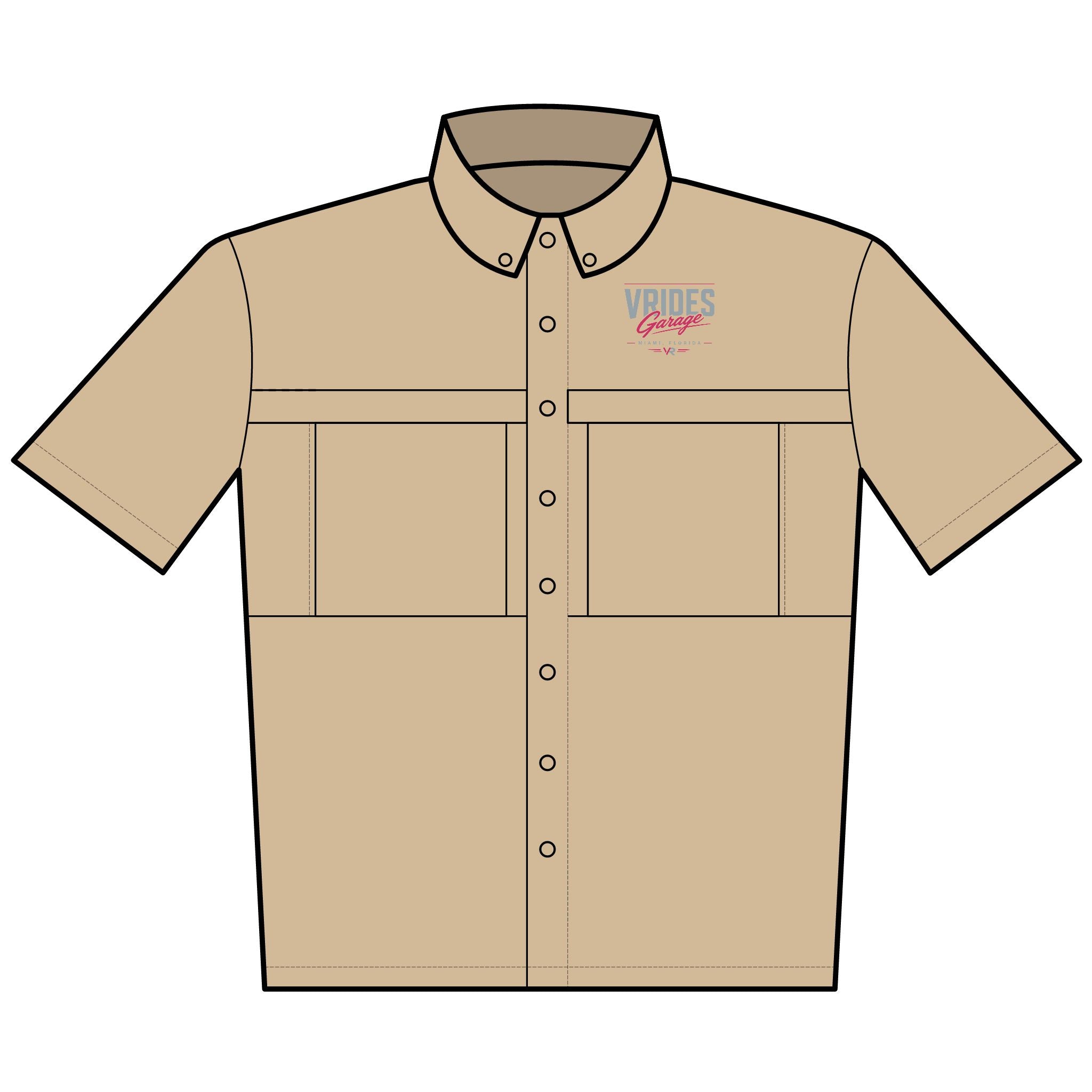VR Miami UV Daybreak Short-Sleeve Work Shirt