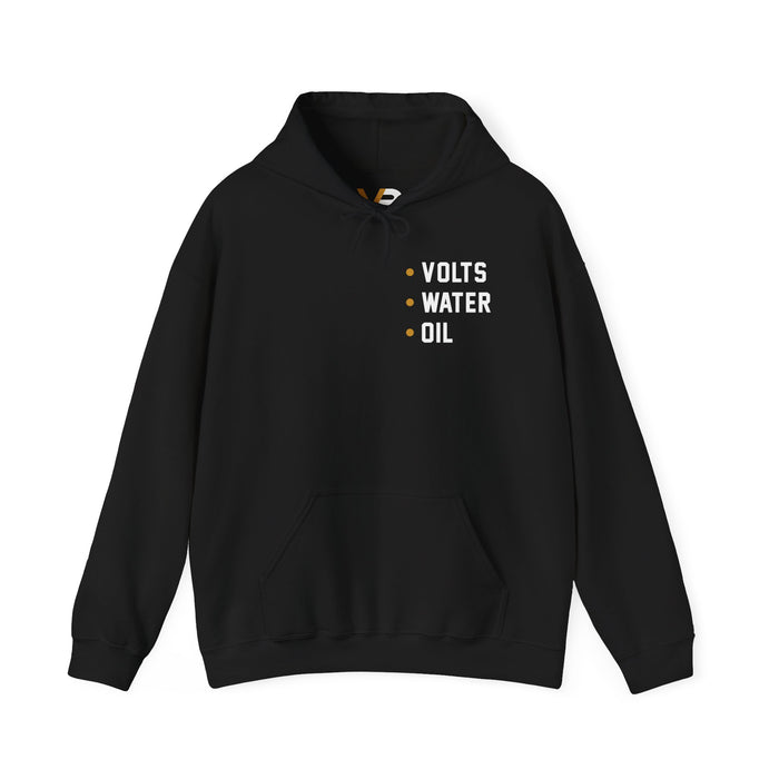 Volts, Water, Oil Hoodie